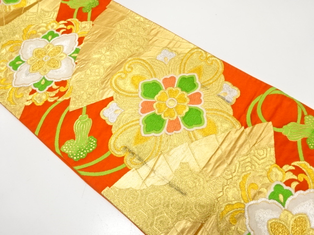 Japanese Kimono / Antique / Fukuro Obi Silk
